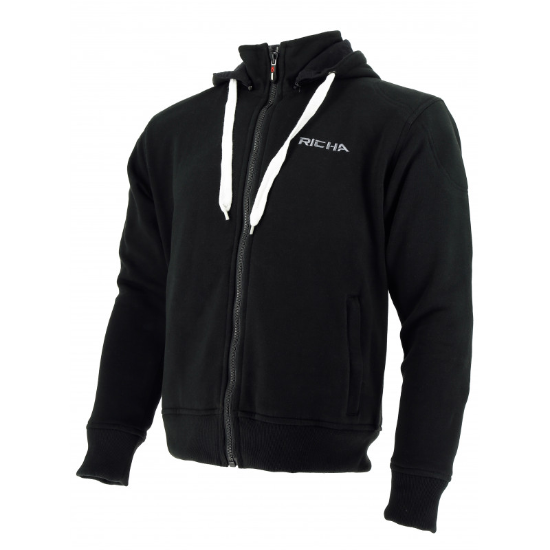 Richa TITAN Hoodie Zwart maat 3XL