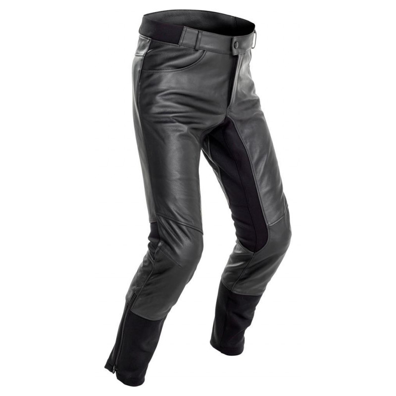 Richa BOULEVARD Leren Broek Zwart maat 54