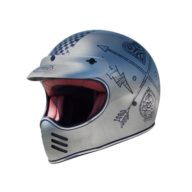 Premier Trophy MX helm NX Chromed maat L