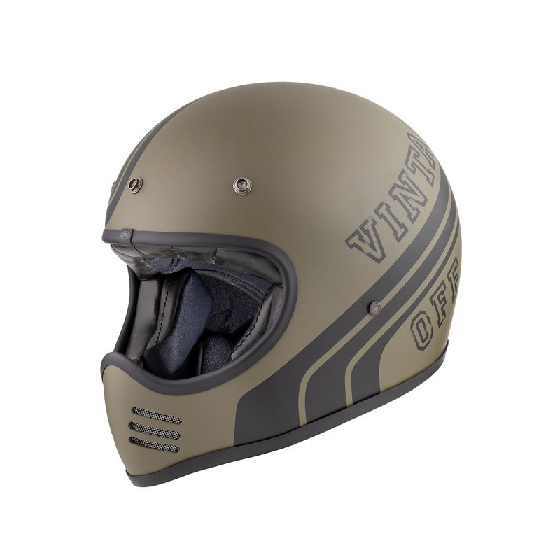 Premier Trophy MX helm Btr Military GREEN BM maat L