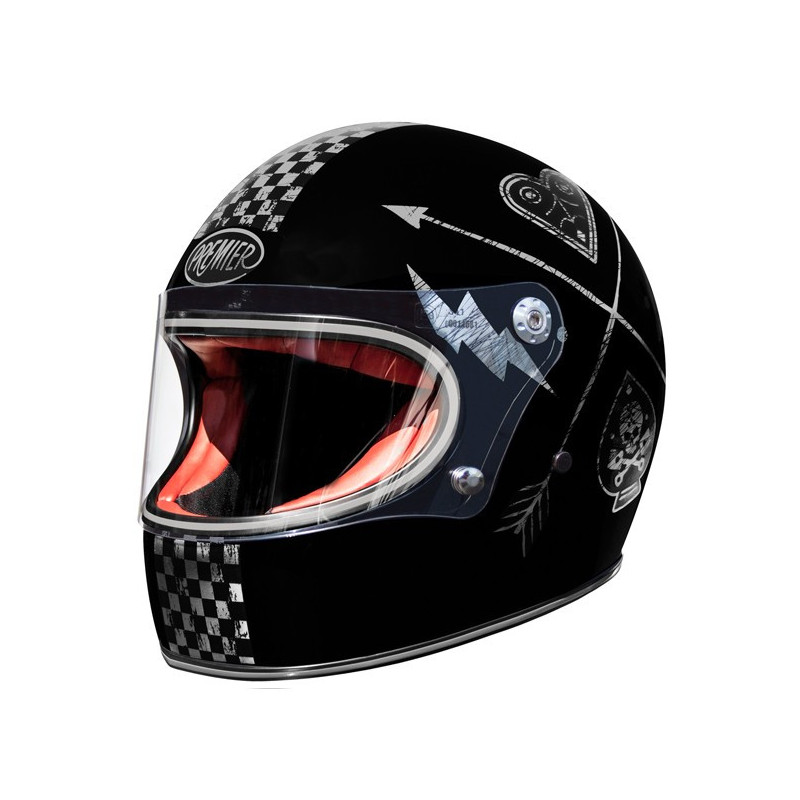 Premier Trophy helm NX Silver Chromed maat L