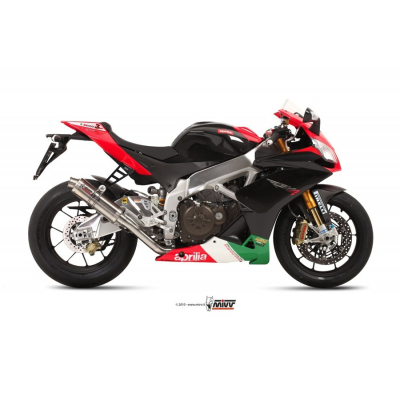 MIVV Aprilia Rsv4 2009 2016 GP Sport Slip-on Titanium