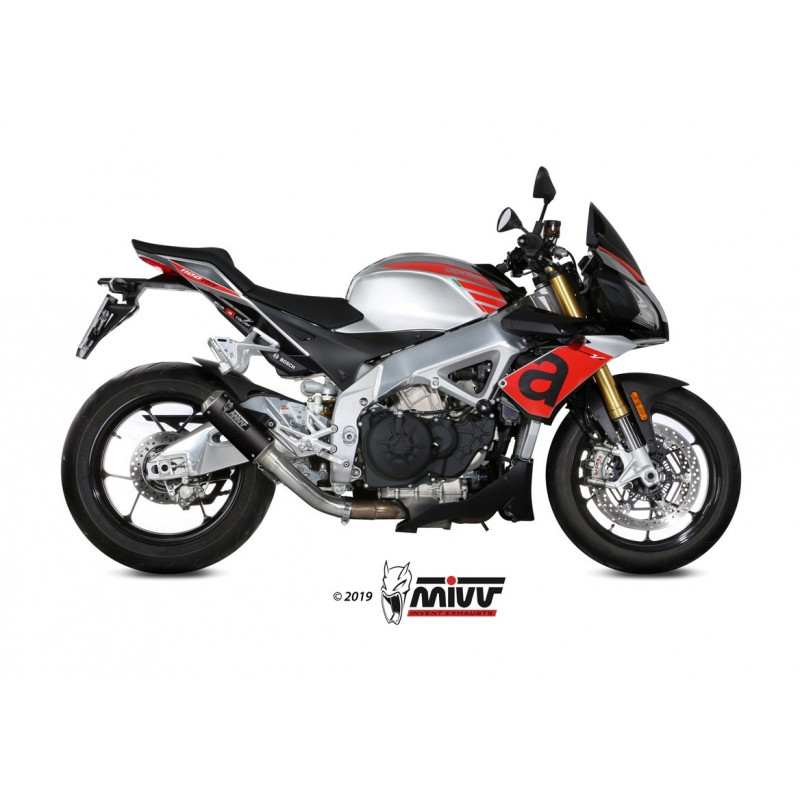 MIVV Aprilia Tuono v4 1100 2018 Mk3 Sport Slip-on Carbon