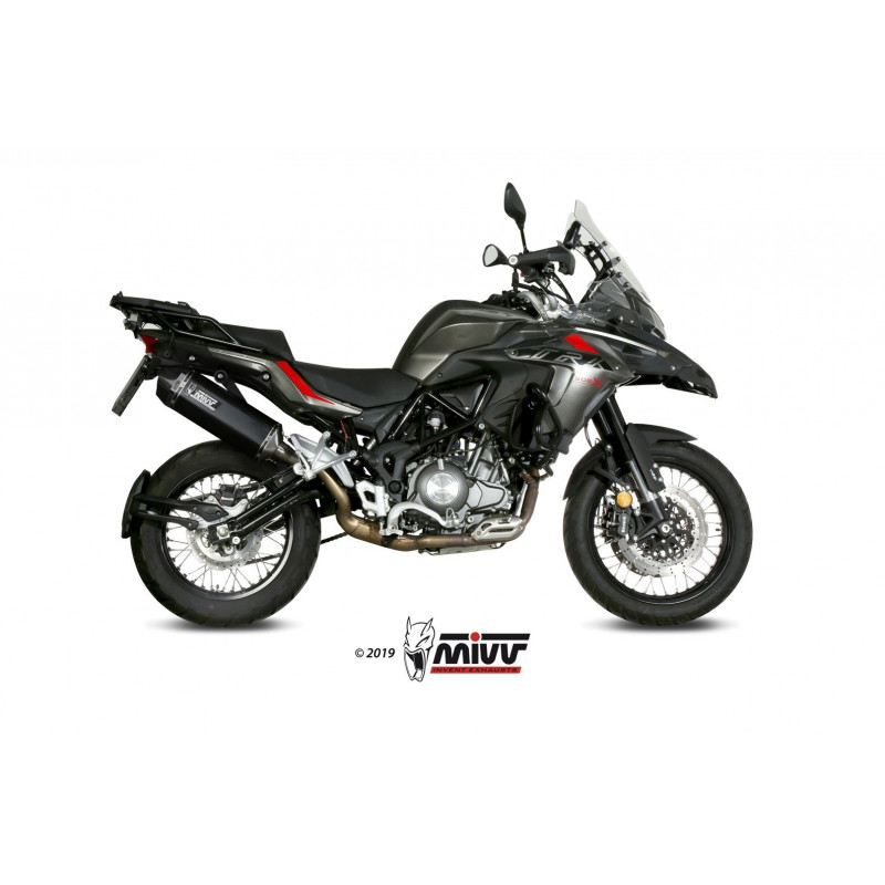 MIVV Benelli Trk 502 x 2018 Speed Edge Sport Slip-on Steel black