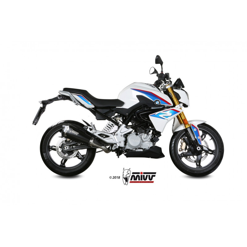 MIVV Bmw G 310 r 2018 Delta race Sport Imp. compl./full sys. 1x1 Steel black