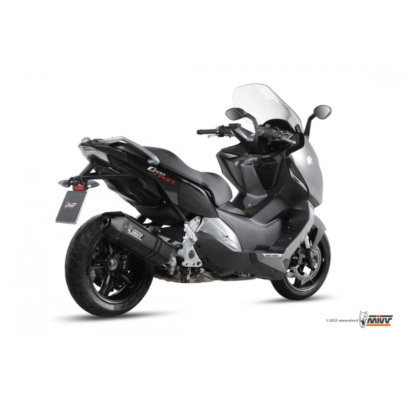 MIVV Bmw C 600 sport 2012 2015 Speed Edge Sport Slip-on Steel black