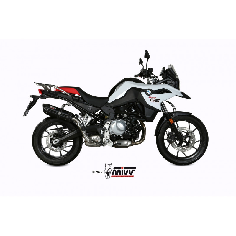 MIVV Bmw F 750 gs 2018 Suono Sport Slip-on Steel black