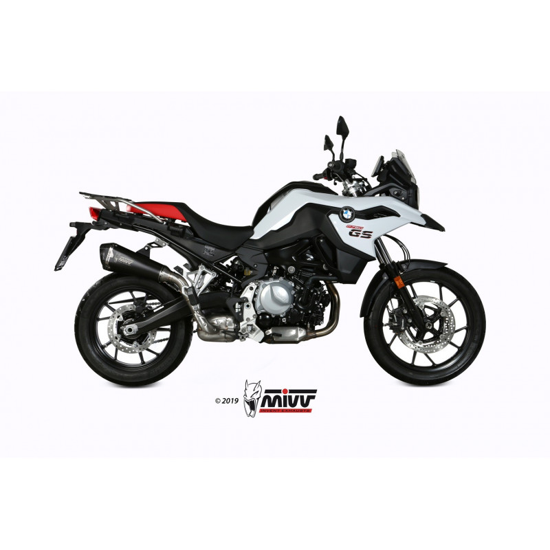 MIVV Bmw F 750 gs 2018 Delta race Sport Slip-on Steel black