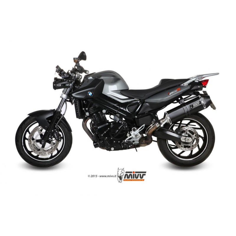 MIVV Bmw F 800 r / gt 2009 Speed Edge Sport Slip-on Steel black