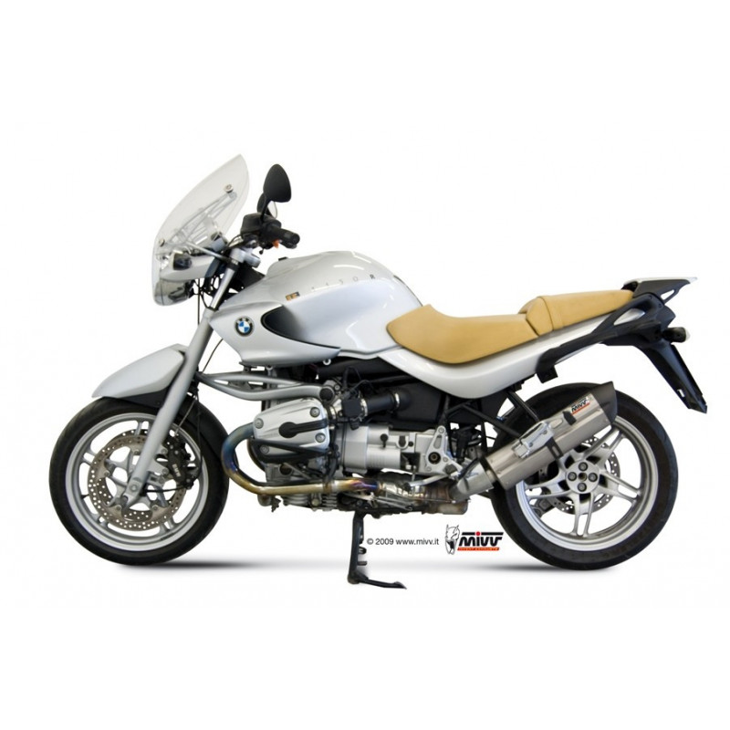 MIVV Bmw R 1150 r 2000 2006 Suono Sport Slip-on RVS met Carbon eindkap