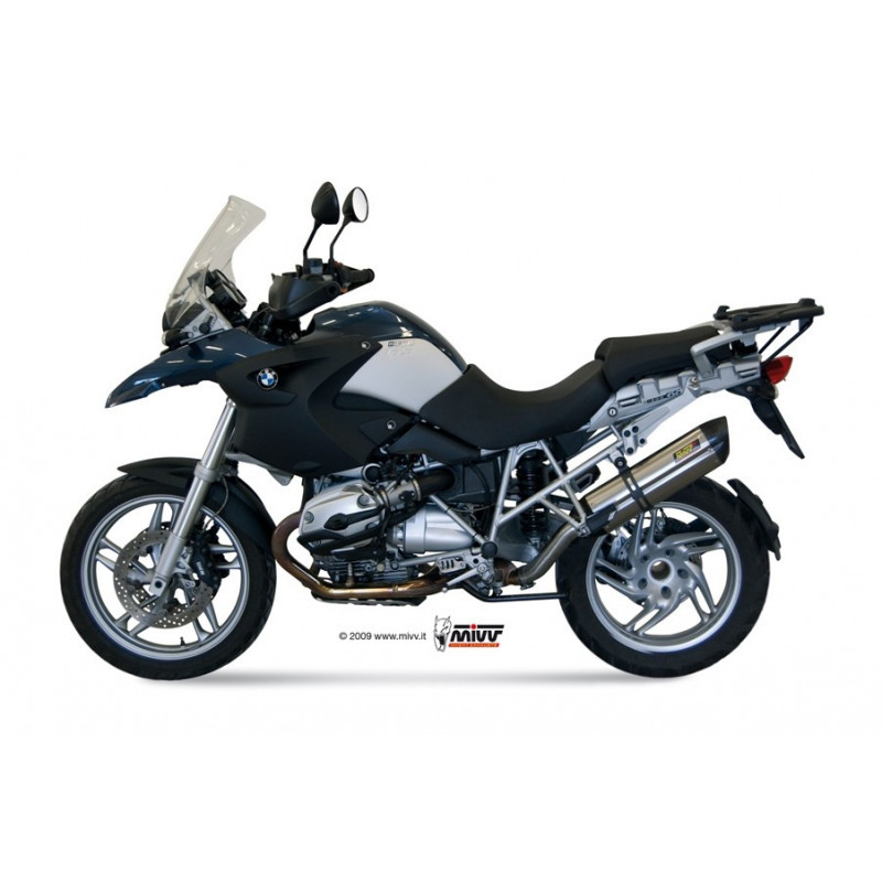 MIVV Bmw R 1200 gs / adventure 2008 2009 Suono Sport Slip-on RVS met Carbon eindkap