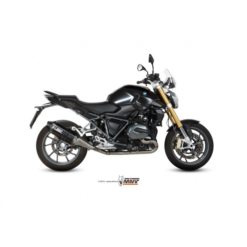 MIVV Bmw R 1200 r / rs 2015 Speed Edge Sport Slip-on Steel black