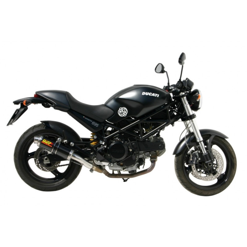 MIVV Ducati Monster 695 2006 2008 GP Sport 2 slip-on Carbon