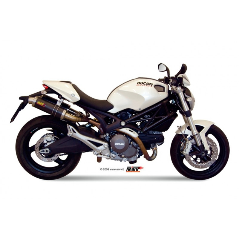 MIVV Ducati Monster 696 2008 2014 GP Sport 2 slip-on Carbon