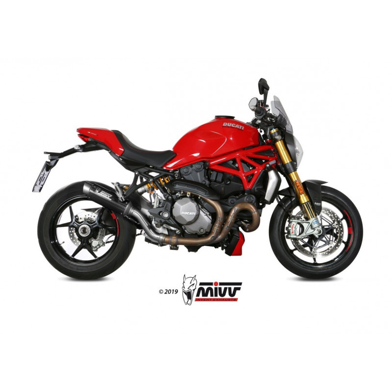 MIVV Ducati Monster 821 2018 GP PRO Sport Slip-on Carbon