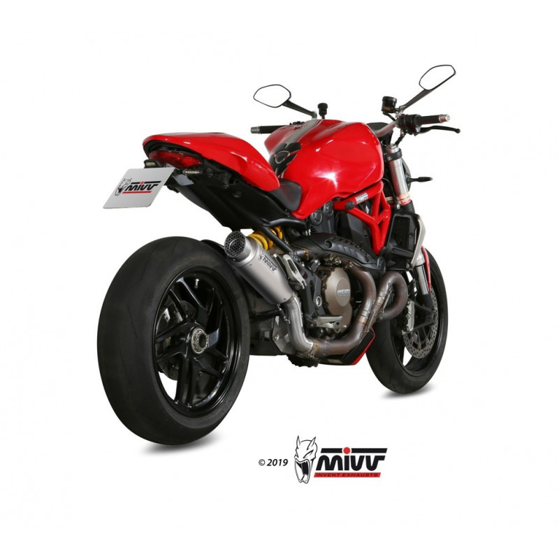 MIVV Ducati Monster 1200 2014 2016 GP PRO Sport Slip-on Titanium