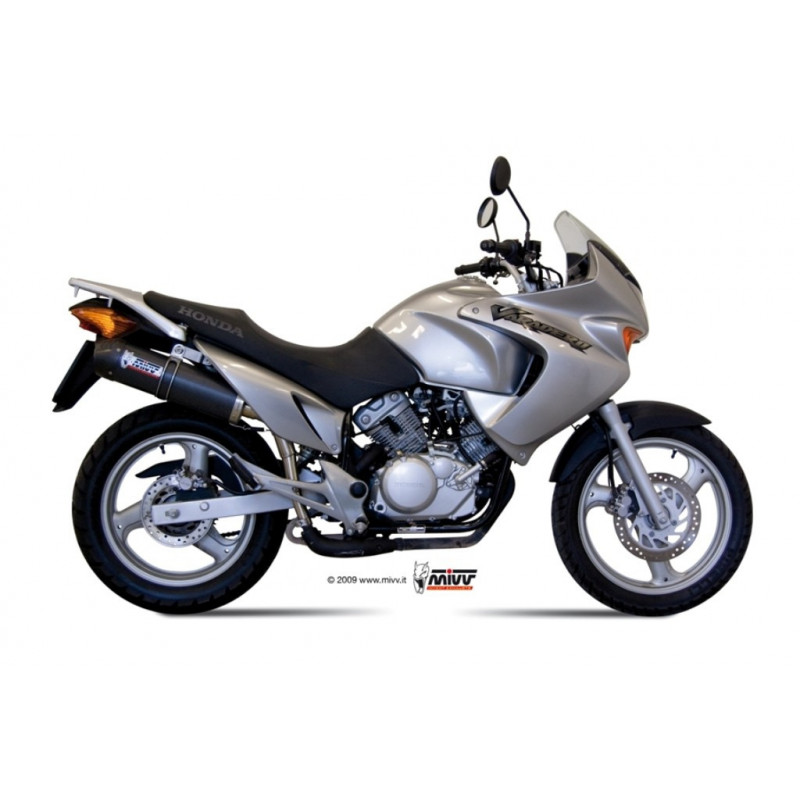 MIVV Honda Xl 125 varadero 2007 2011 Oval Sport Slip-on Carbon met Carbon eindkap