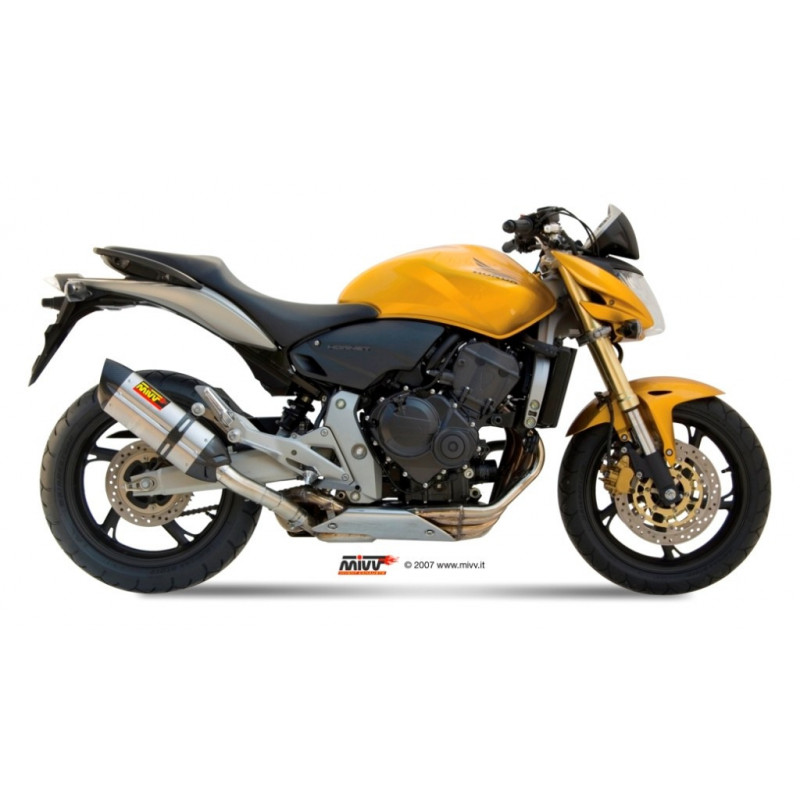 MIVV Honda Cbr 600 f 2011 2013 Suono Sport Slip-on RVS met Carbon eindkap