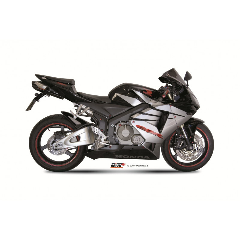 MIVV Honda Cbr 600 RR 2005 2006 Suono Sport Slip-on Steel black