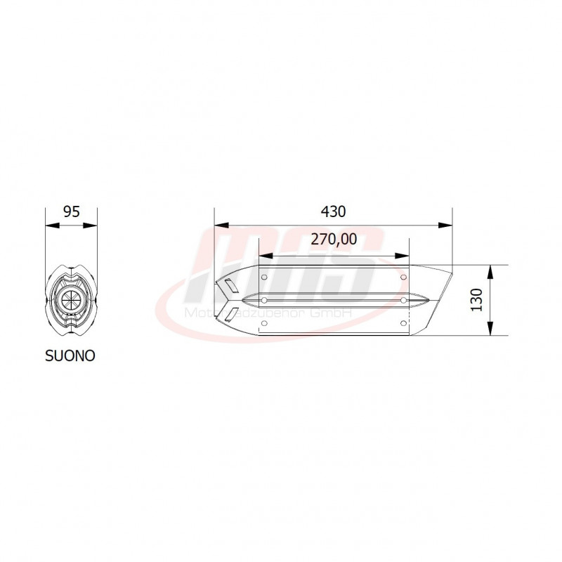 MIVV Honda Cbr 600 RR 2007 2012 Suono Sport Slip-On Full Titanium carbon caps