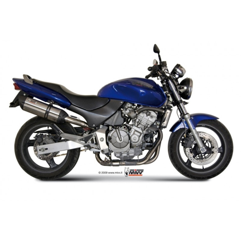 MIVV Honda Hornet 600 1998 2002 Suono Sport Slip-on RVS met Carbon eindkap