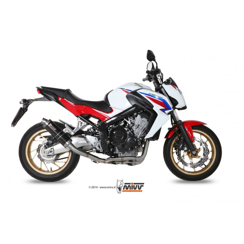 MIVV Honda Cb 650 f 2014 2018 GP Sport Imp. compl./full sys. 4x2x1 Carbon