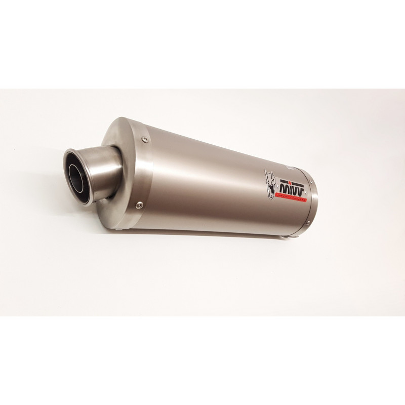 MIVV Honda Xrv 750 africa twin 1993 2002 Oval Sport Slip-on Titanium