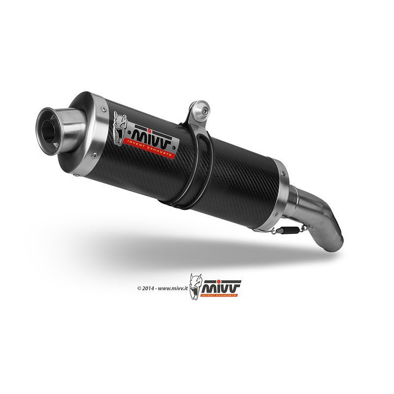 MIVV Honda Cbr 900 RR 1992 1995 Oval Sport Bolt-on Carbon