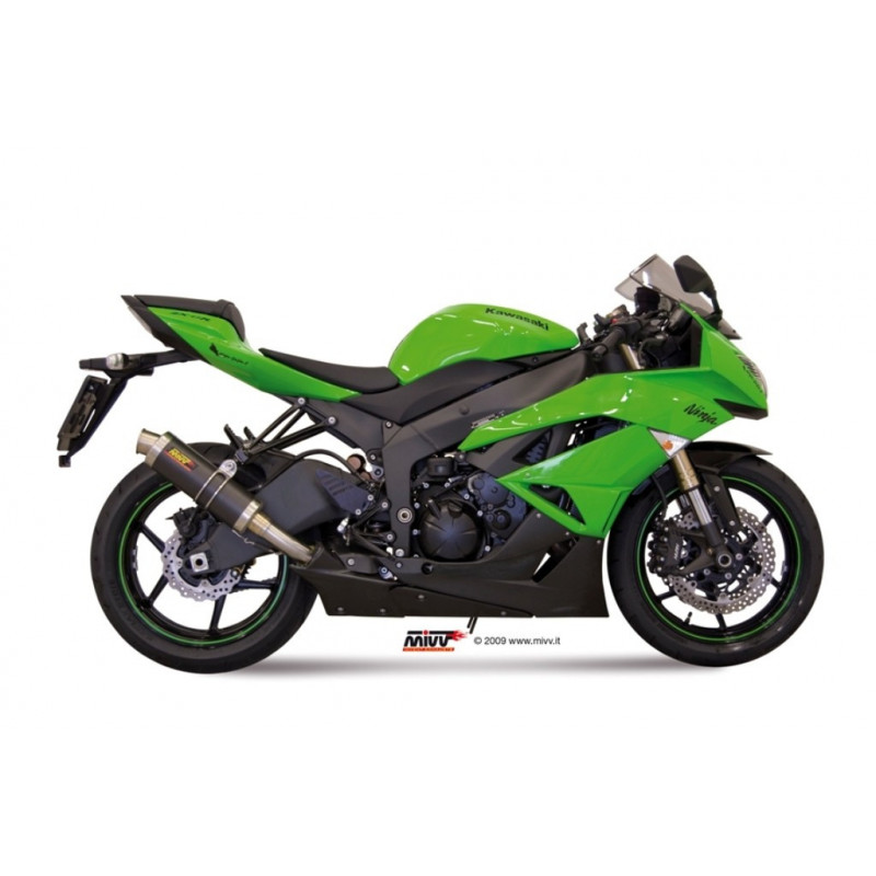 MIVV Kawasaki Zx-6 r 2009 2016 GP Sport Slip-on Carbon