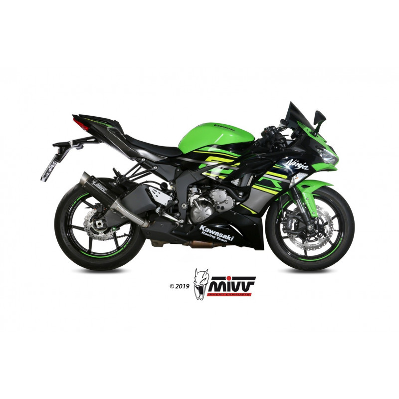 MIVV Kawasaki Zx-6 r 636 2019 GP PRO Sport Slip-on Carbon