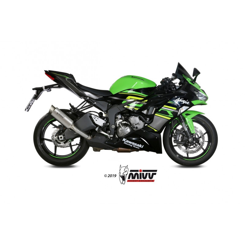 MIVV Kawasaki Zx-6 r 636 2019 GP PRO Sport Slip-on Titanium