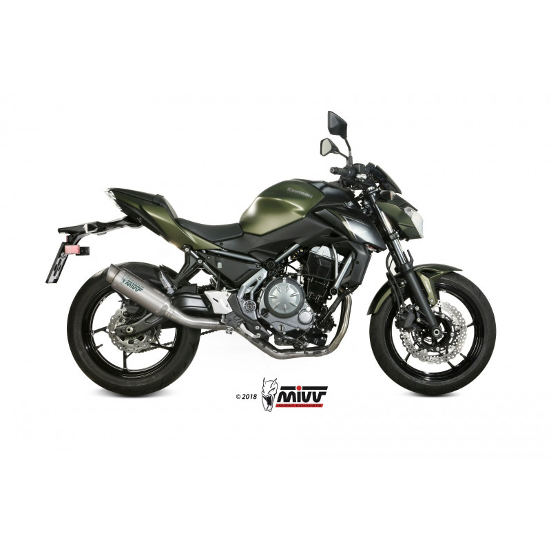 MIVV Kawasaki Z650 2017 GP PRO Sport Imp. compl./full sys. 2x1 Titanium