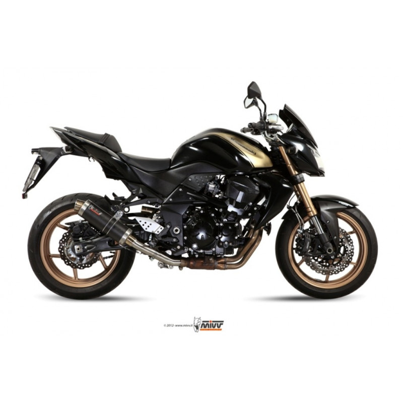 MIVV Kawasaki Z 750 r 2011 2014 GP Sport Slip-on Carbon