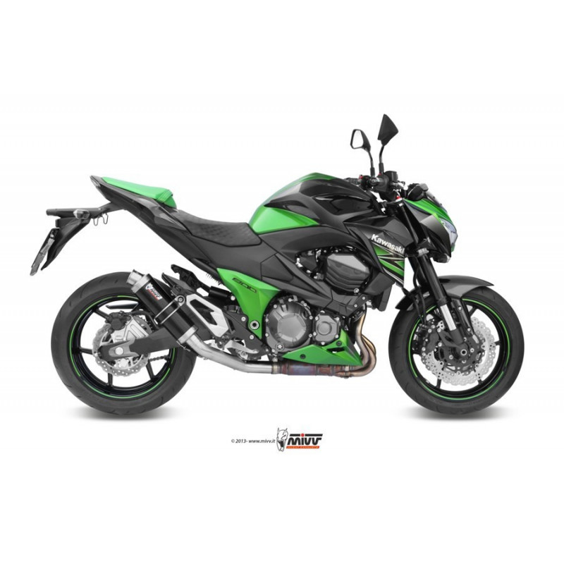 MIVV Kawasaki Z 800 2013 2016 GP Sport Slip-on Carbon