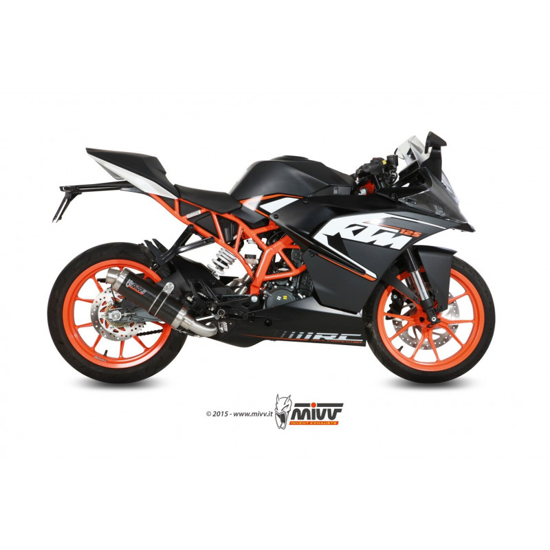 MIVV Ktm Rc 125 2014 2016 GP Sport Imp. compl./full sys. 1x1 Carbon