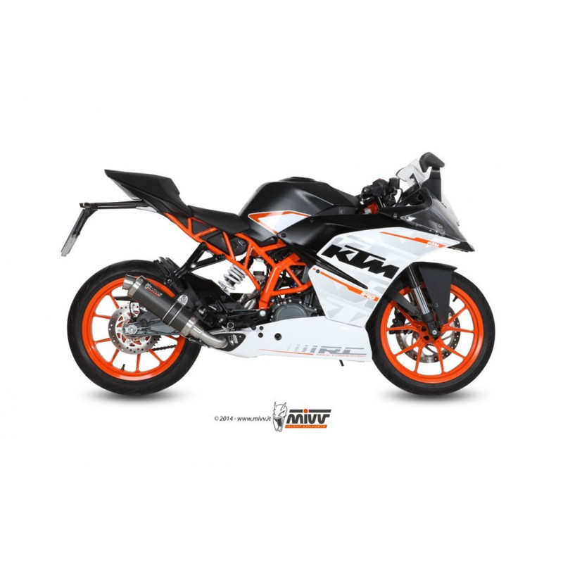 MIVV Ktm Rc 390 2014 2016 GP Sport Imp. compl./full sys. 1x1 Carbon