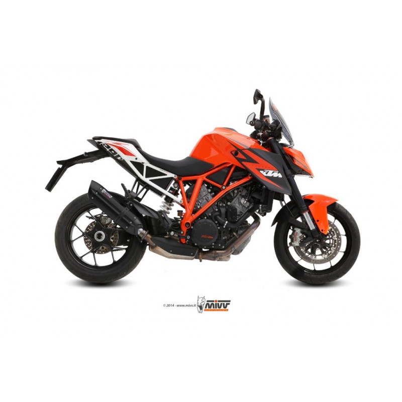 MIVV Ktm 1290 superduke 2014 2019 Suono Sport Slip-on Steel black