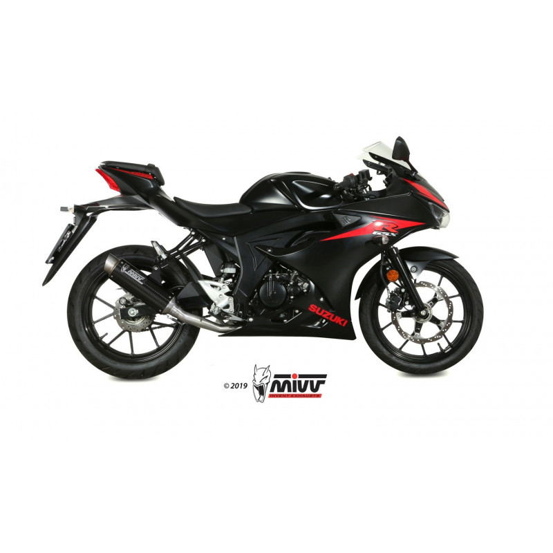 MIVV Suzuki GSX-R 125 2017 GP PRO Sport Imp. compl./full sys. 1x1 Carbon