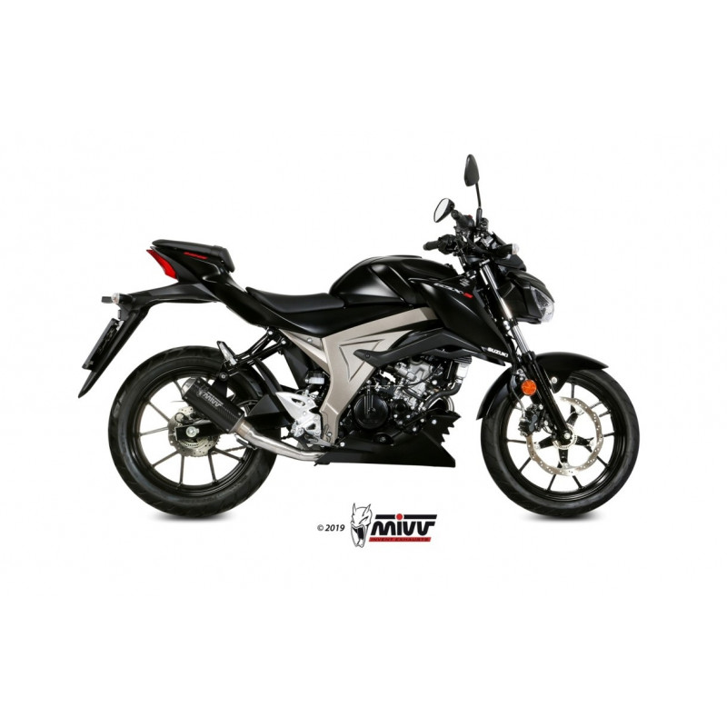 MIVV Suzuki GSX-R 125 2017 Mk3 Sport Imp. compl./full sys. 1x1 Carbon