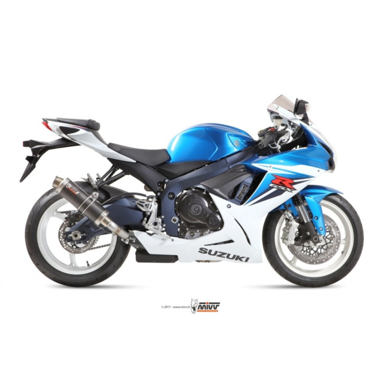 MIVV Suzuki GSX-R 600 2011 2016 GP Sport Slip-on Titanium