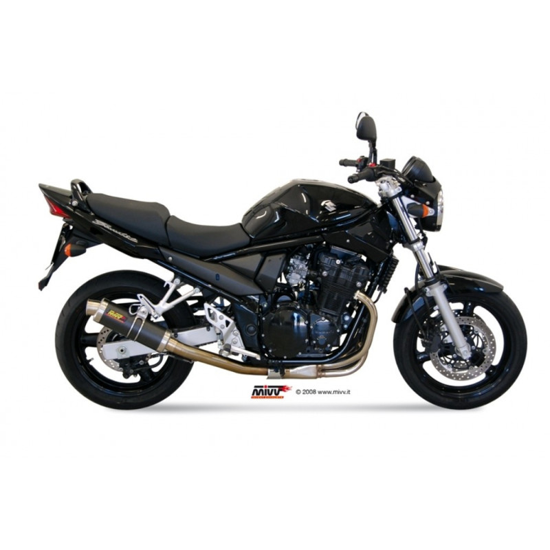 MIVV Suzuki Gsf 650 bandit 2005 2006 GP Sport Slip-on Carbon