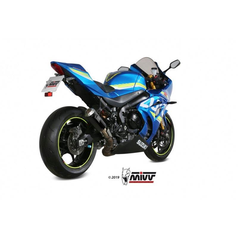 MIVV Suzuki GSX-R 1000 2017 Mk3 Sport Slip-on Carbon