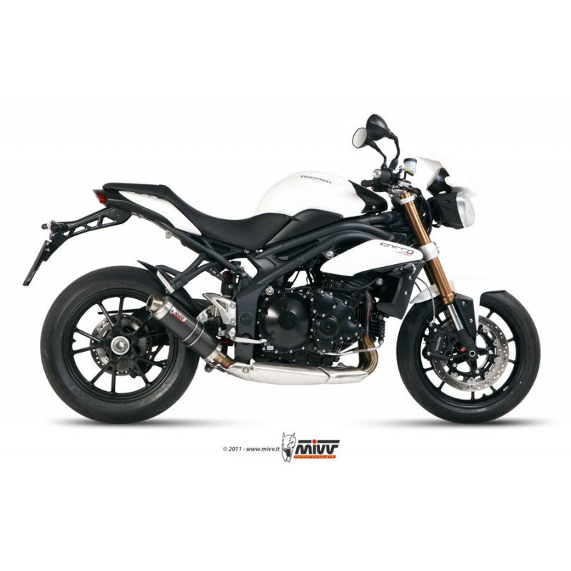 MIVV Triumph Speed triple 2011 2015 GP Sport Slip-on Carbon