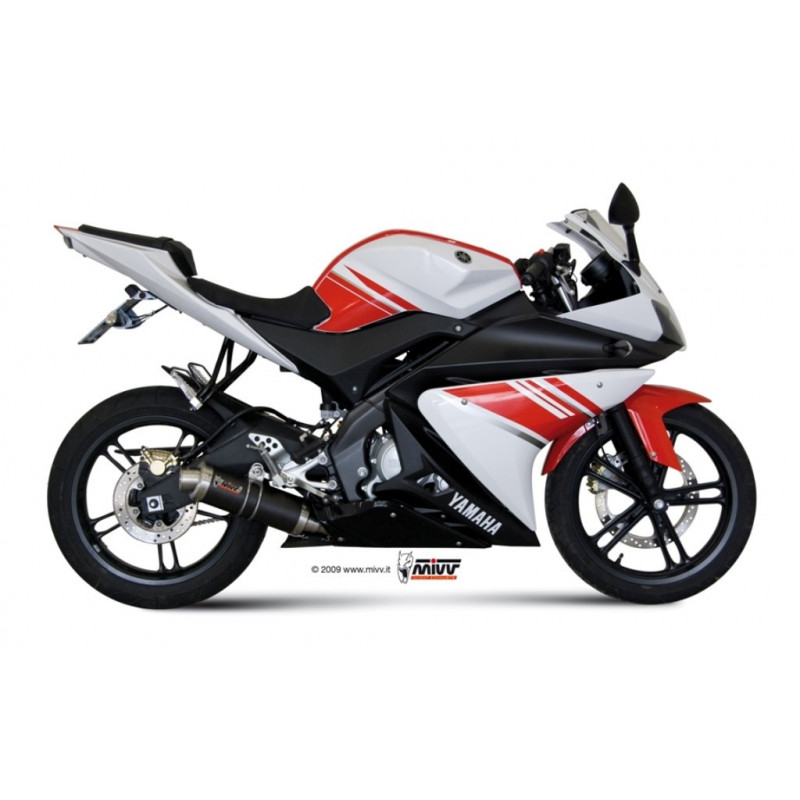 MIVV Yamaha Yzf r125 2008 2013 GP Sport Imp. compl./full sys. 1x1 Carbon