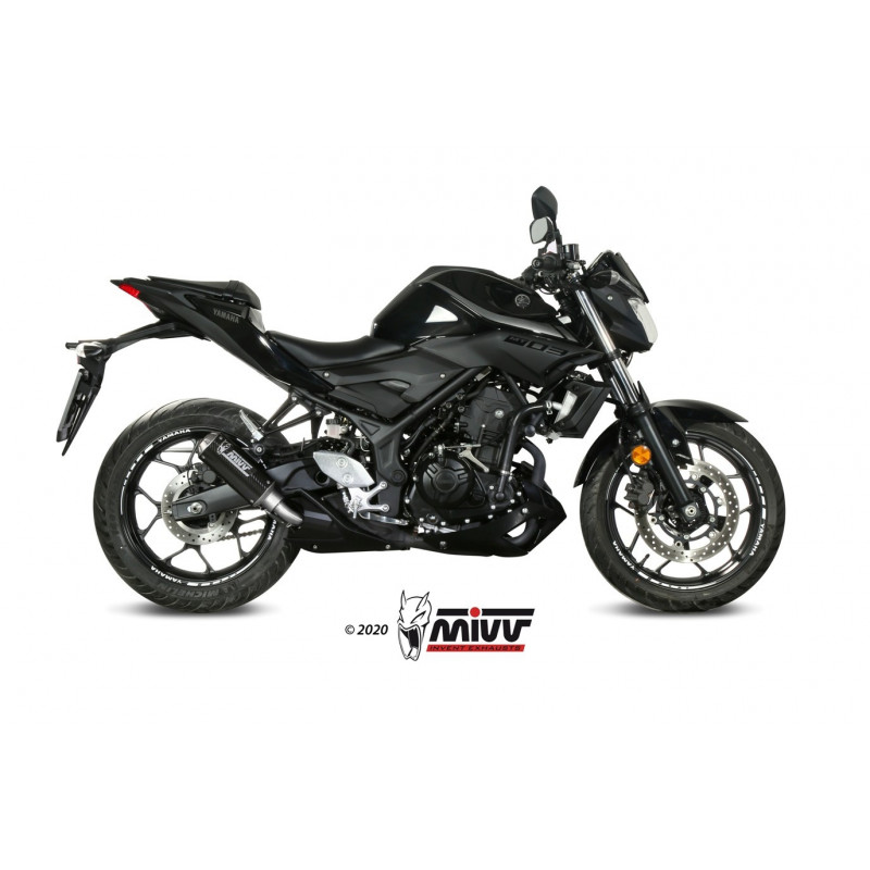 MIVV Yamaha Mt-03 2016 Mk3 Sport Slip-on Carbon