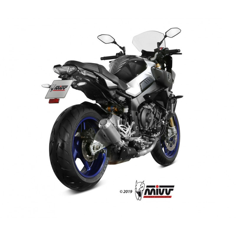 MIVV Yamaha Mt-10 2016 Mk3 Sport Slip-on RVS (Inox)