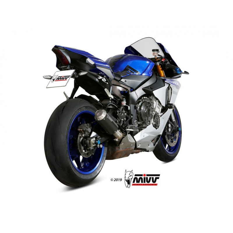 MIVV Yamaha Yzf 1000 r1 2015 Mk3 Sport Slip-on Carbon