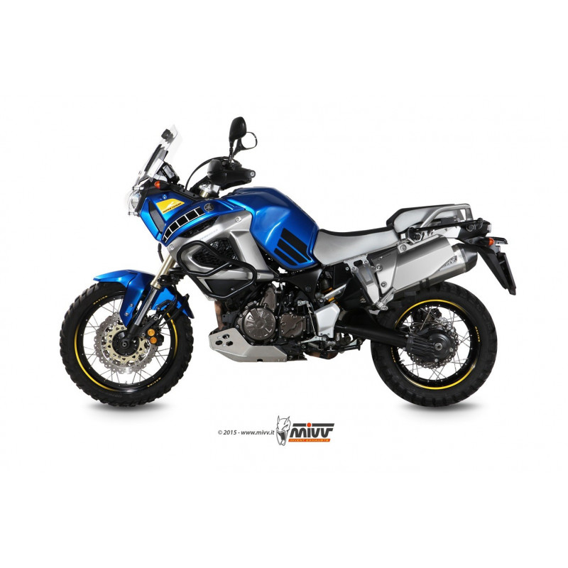 MIVV Yamaha Xt 1200 z Super Tenere 2010 Speed Edge Sport Slip-on RVS met Carbon eindkap