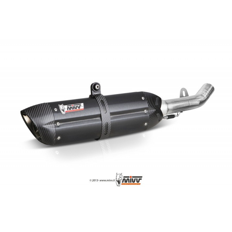 MIVV Suono Rvs zwart KTM LC8 950 Supermoto R ´05/06 - 990 Supermoto R ´0