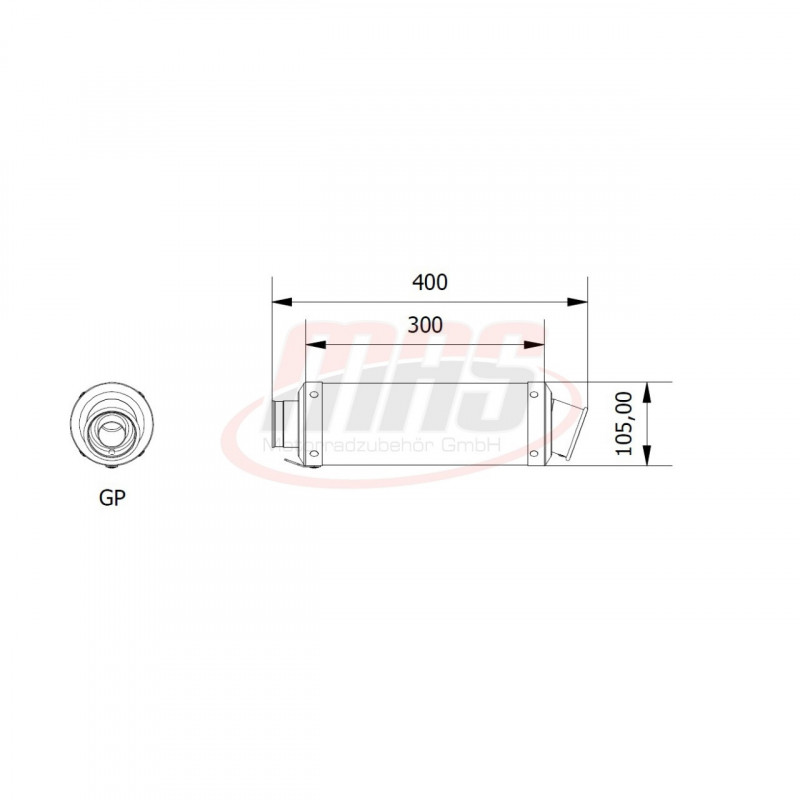 MIVV GP Titanium Yamaha TDM 900 ´02/10